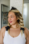 Hazel Blues® |  Got Your Back Heatless Curling Set in Black