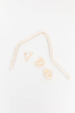 Hazel Blues® |  Got Your Back Heatless Curling Set in Champagne