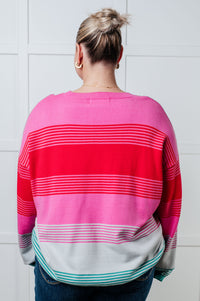 Hazel Blues® |  Gradual Feelings Striped Sweater