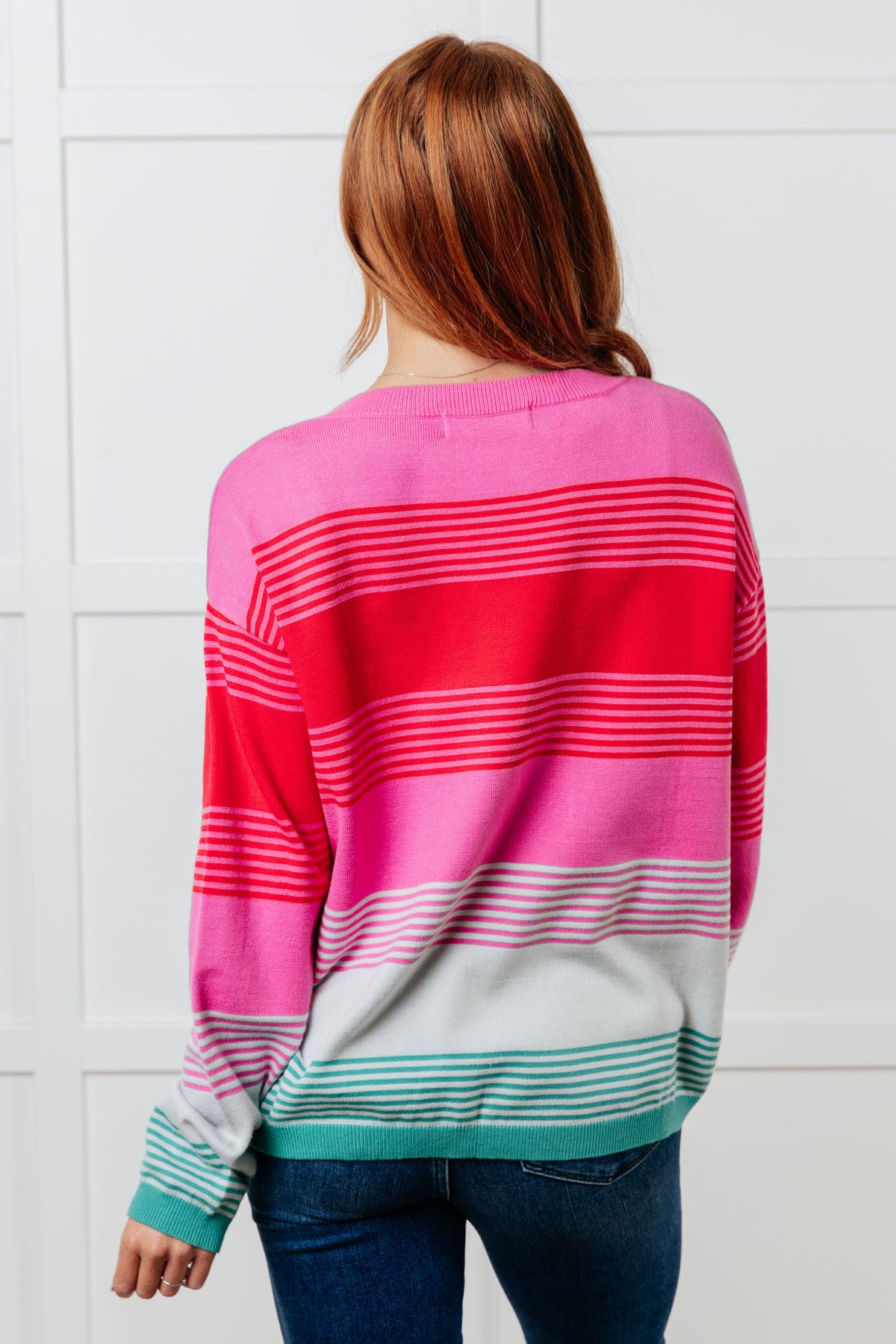 Hazel Blues® |  Gradual Feelings Striped Sweater