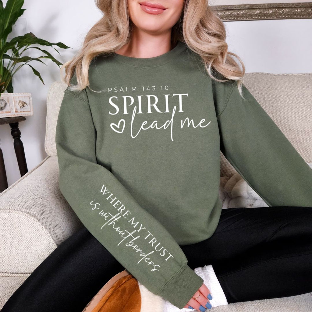 Hazel Blues® |  Spirit Lead Me Graphic Sweatshirt in Four Colors