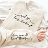 Hazel Blues® |  Keep Climbing Sweatshirt in Three Colors