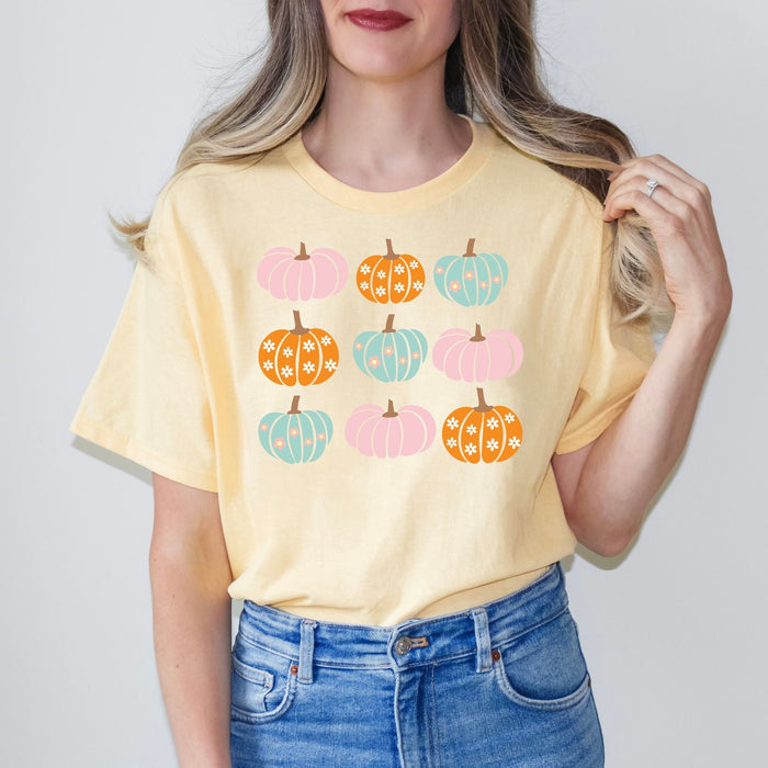 Hazel Blues® |  Cheerful Pumpkin Graphic Tee