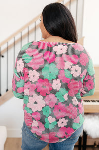 Hazel Blues® |  Group Chat Floral Top