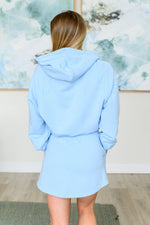 Hazel Blues® |  Had Me in the First Half Pullover Hoodie in Sky Blue