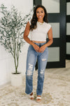 Hazel Blues® |  Halfway to Heaven Cropped Top in Sand Beige