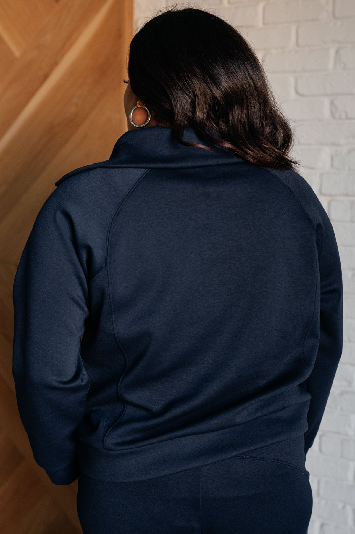 Hazel Blues® |  Hamptons Travel Half Zip Pullover in Navy