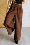 Hazel Blues® |  Harmony High Rise Wide Leg Pants in Brown
