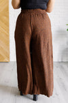 Hazel Blues® |  Harmony High Rise Wide Leg Pants in Brown