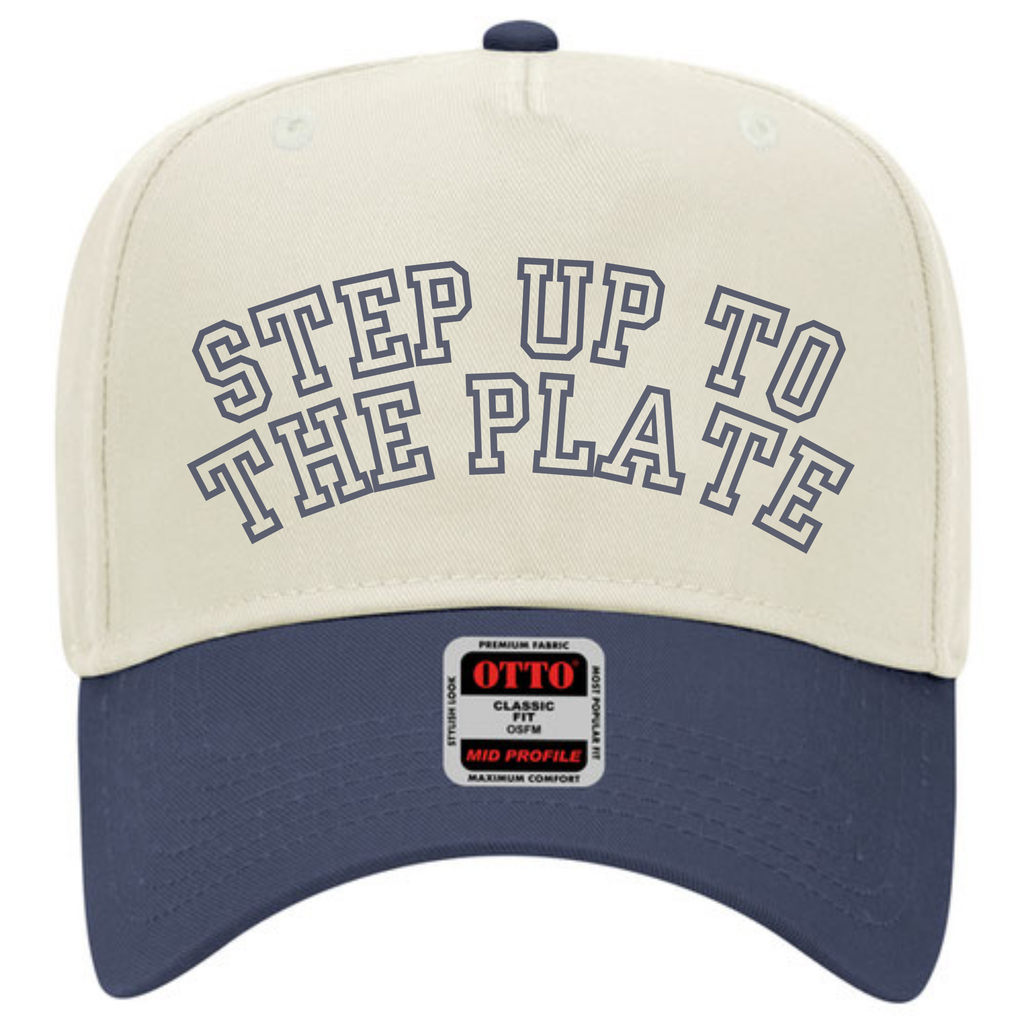 Step Up To The Plate Baseball Trucker Hat