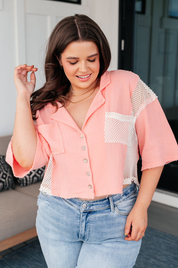 Hazel Blues® |  Havana Nights Button Up Top