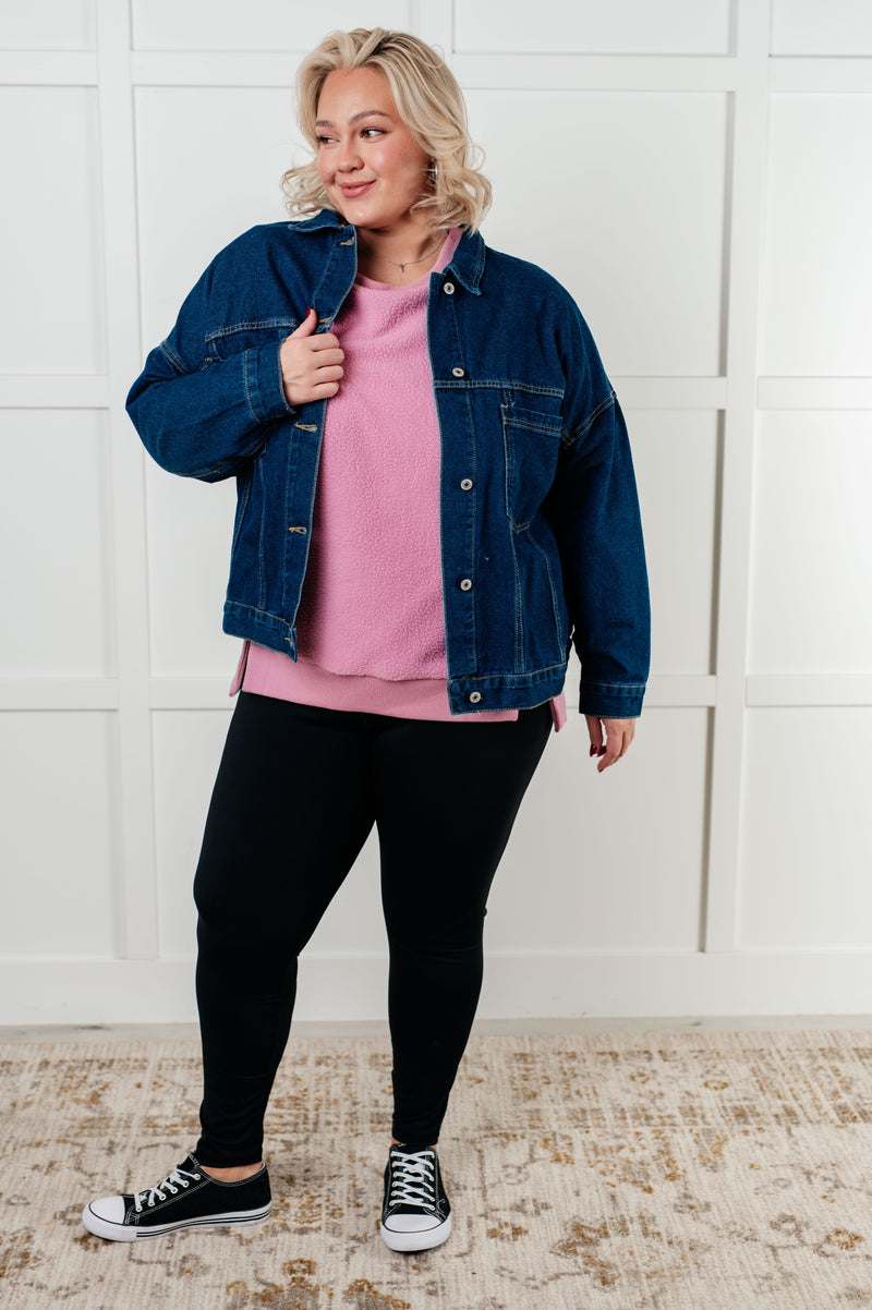 Hazel Blues® |  Have We Met Oversized Denim Jacket