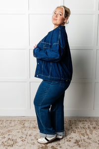 Hazel Blues® |  Have We Met Oversized Denim Jacket