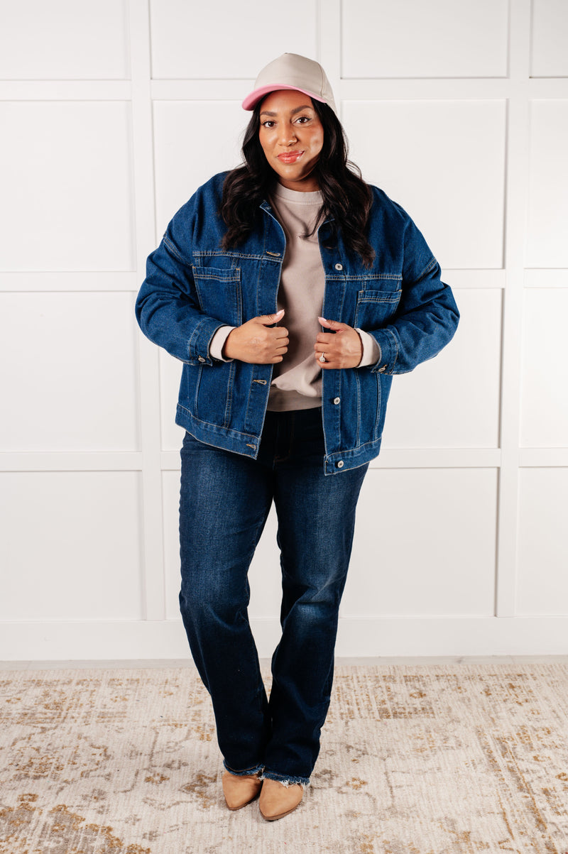 Hazel Blues® |  Have We Met Oversized Denim Jacket