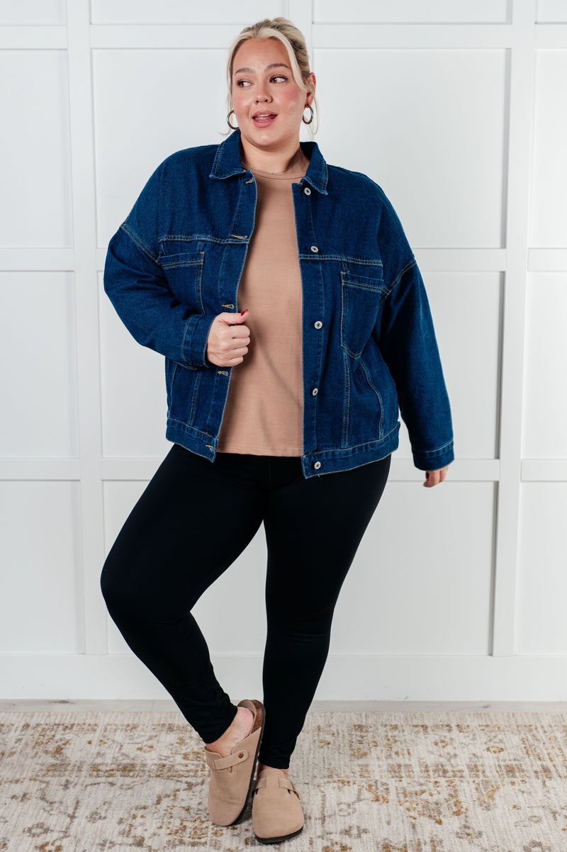 Hazel Blues® |  Have We Met Oversized Denim Jacket