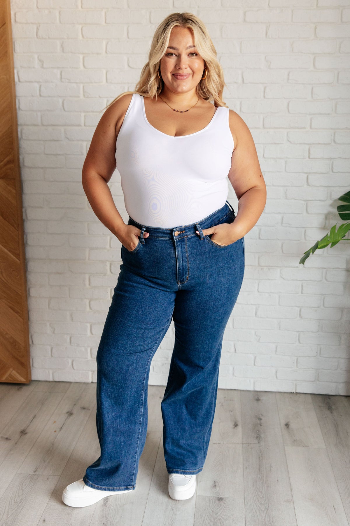 Hazel Blues® |  Hazel High Rise Vintage Wide Leg Jeans