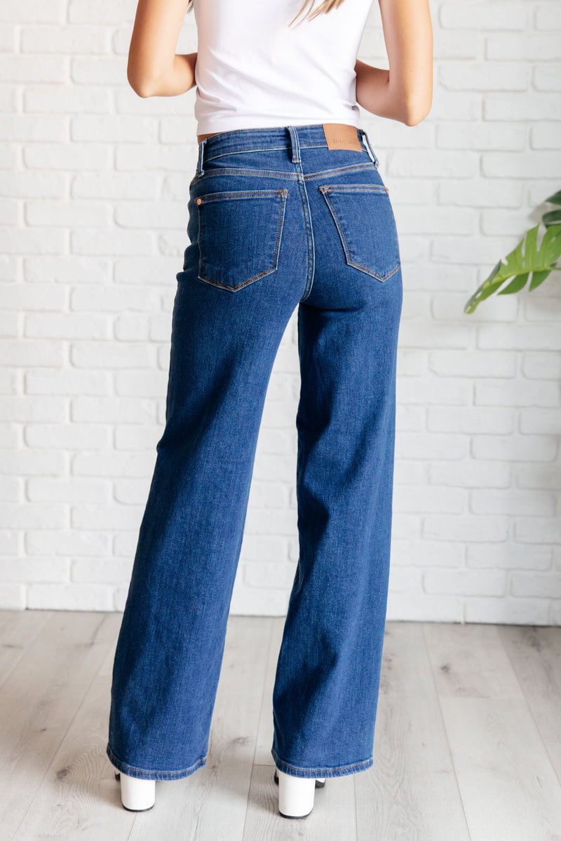 Hazel Blues® |  Hazel High Rise Vintage Wide Leg Jeans