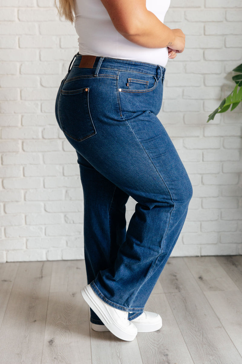 Hazel Blues® |  Hazel High Rise Vintage Wide Leg Jeans