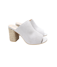 Hazel Blues® |  Helena Heeled Sandal in Ice Suede