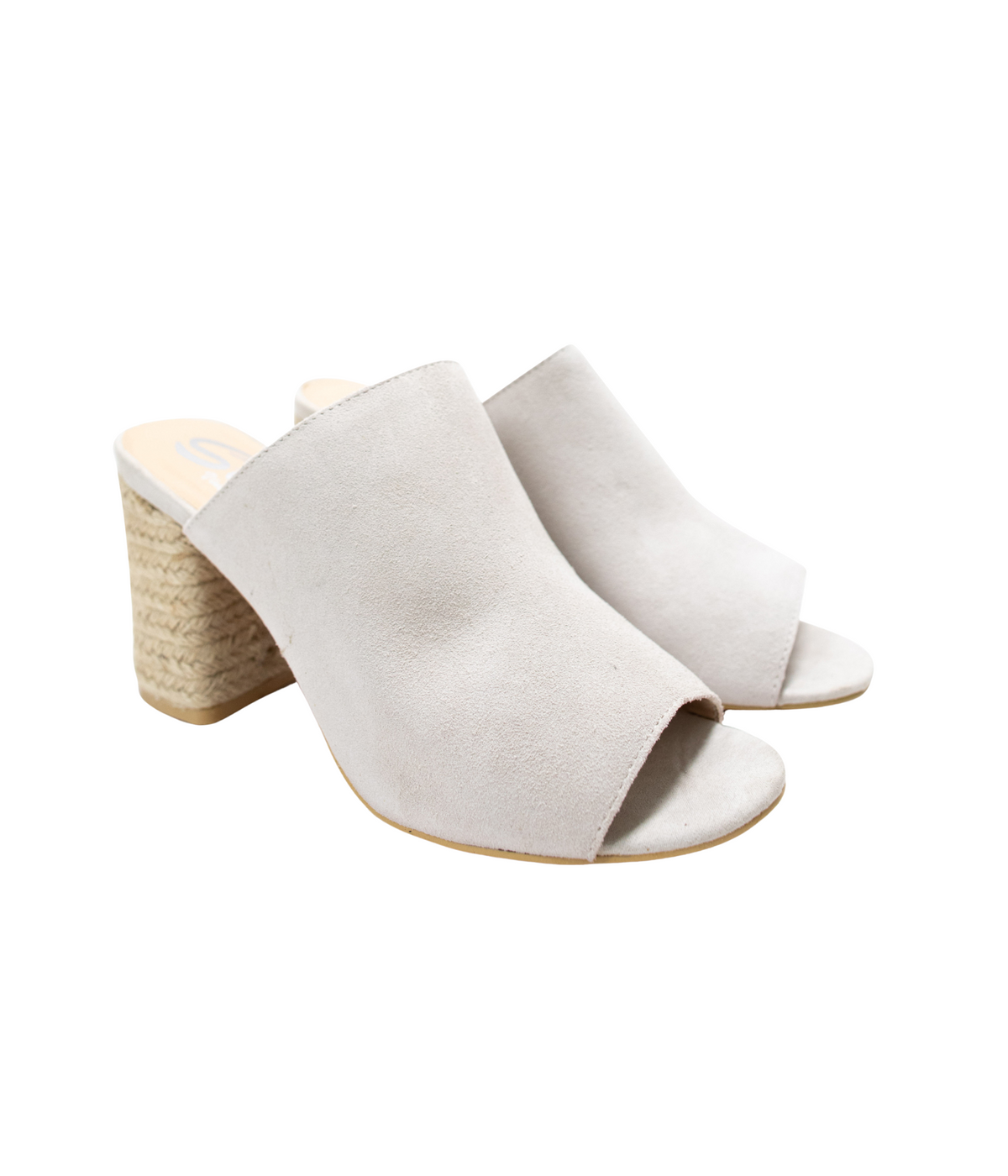 Hazel Blues® |  Helena Heeled Sandal in Ice Suede