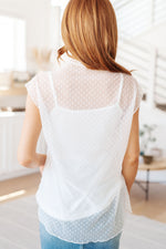 Hazel Blues® |  Here And Now Layering Top In Cream
