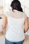 Hazel Blues® |  Here And Now Layering Top In Cream