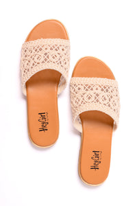 Hazel Blues® |  Hey Beach Sandals in Natural