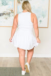 Hazel Blues® |  Hop, Skip and a Jump Dress and Shorts Set in White