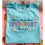 Hazel Blues® |  Introvert Things Graphic Tee