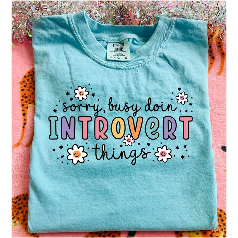 Hazel Blues® |  Introvert Things Graphic Tee