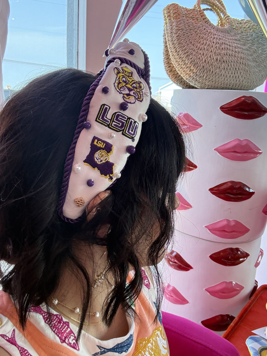 BRIANNA CANNON LSU College Vault Rope Headband