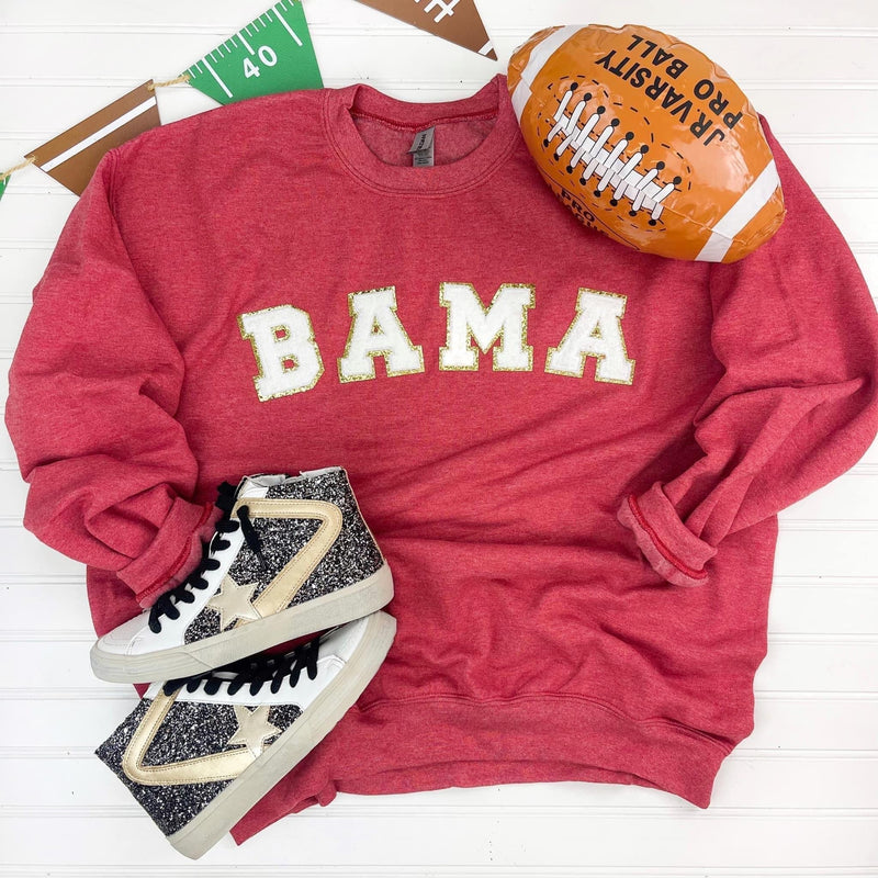 HAZEL BLUES® | GAME DAY PATCH SWEATSHIRT: BAMA