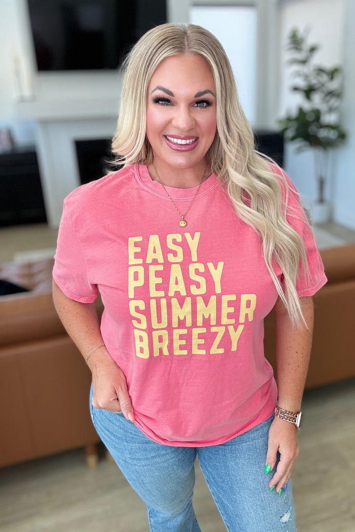 Hazel Blues® |  Easy Peasy Summer Breezy Tee