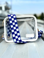 Hazel Blues® |  Lizzie Checkered Adjustable Bag Strap