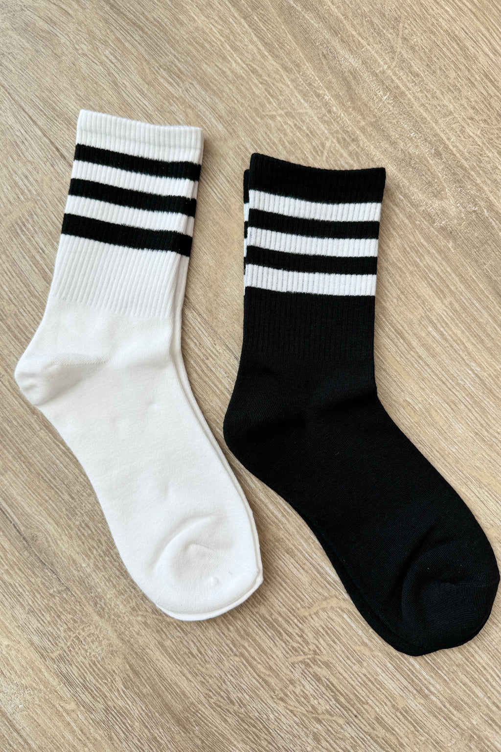 Hazel Blues® |  Who Let the Dogs Out Tube Socks in Black and White