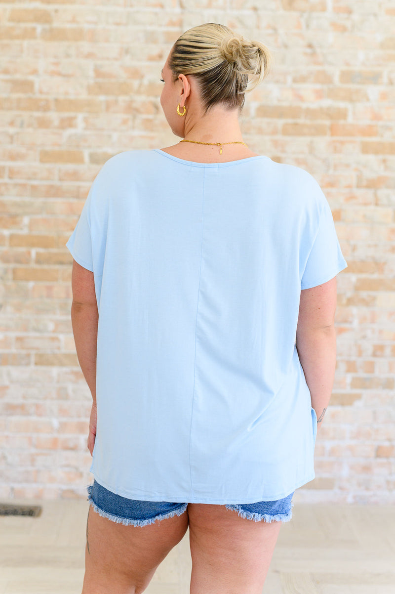 Hazel Blues® |  I'll Fly Away Round Neck Relaxed Top