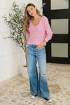 Hazel Blues® |  I'm All Yours V-Neck Sweater