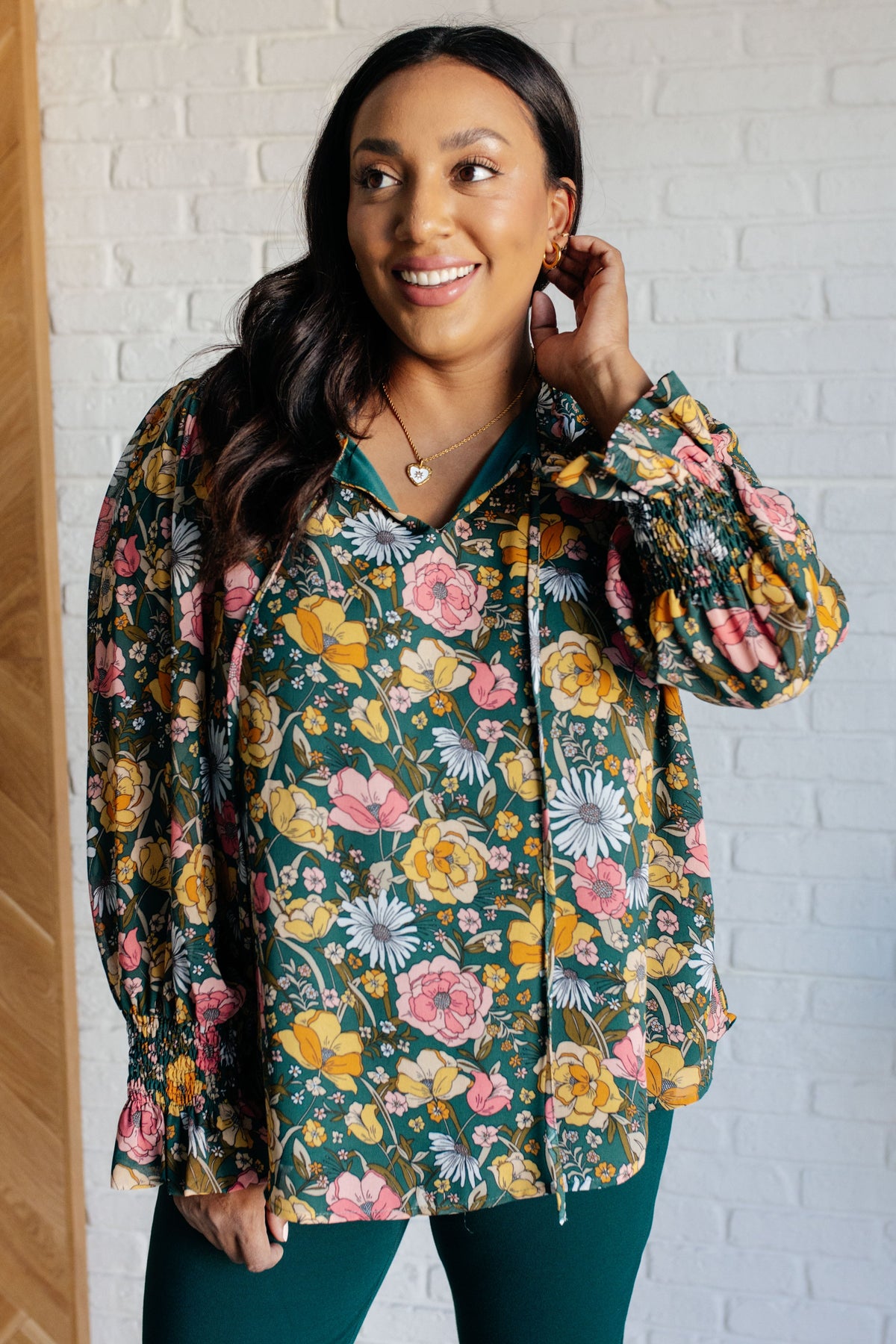 Hazel Blues® |  Ideal Ideas Floral Blouse