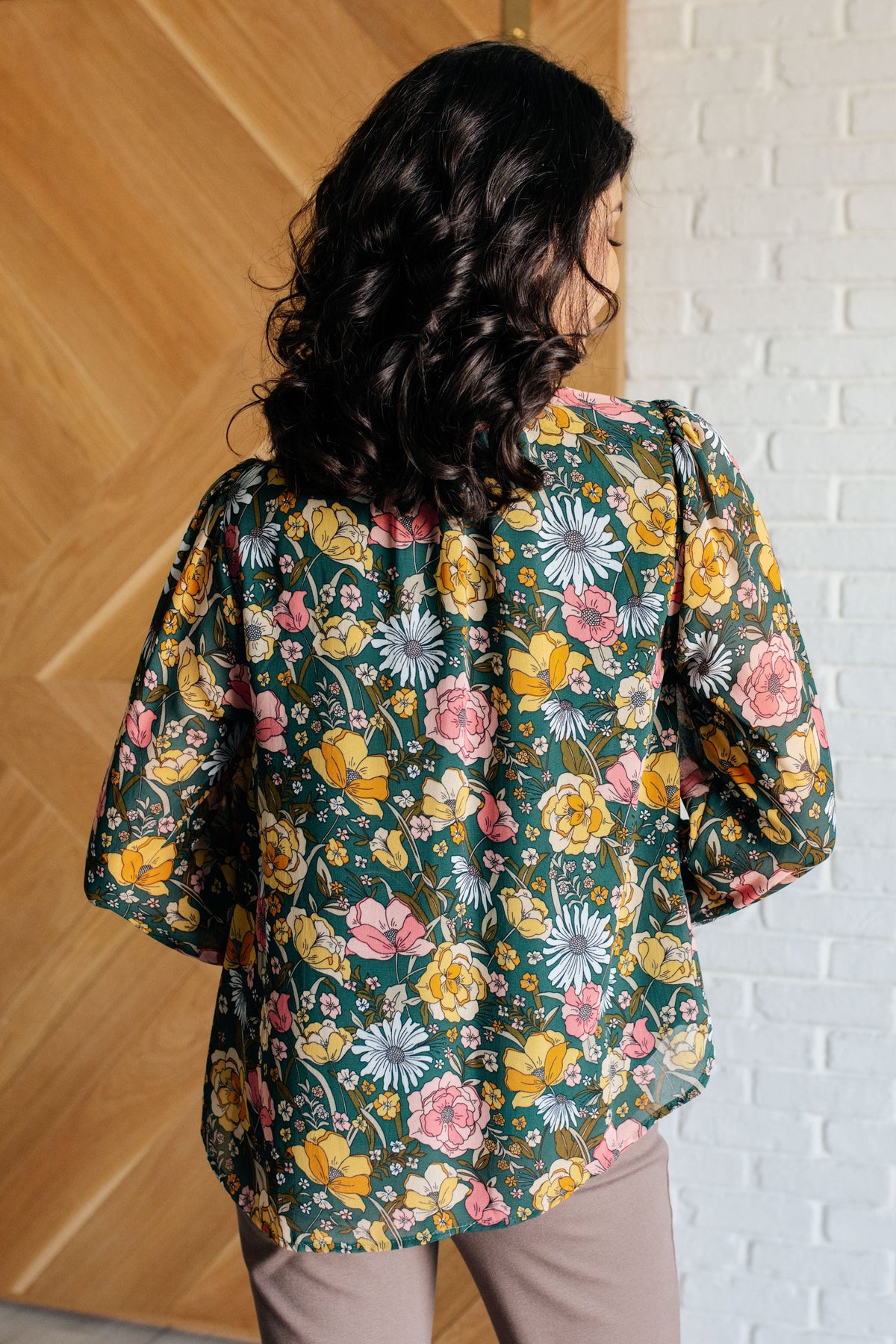 Hazel Blues® |  Ideal Ideas Floral Blouse