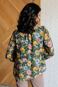 Hazel Blues® |  Ideal Ideas Floral Blouse