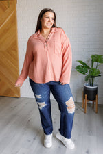 Hazel Blues® |  If You Want Forever Ribbed Knit Pullover