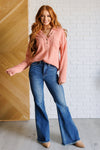 Hazel Blues® |  If You Want Forever Ribbed Knit Pullover