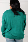 Hazel Blues® |  In Stitches Drop Shoulder Sweater