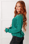 Hazel Blues® |  In Stitches Drop Shoulder Sweater