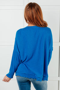 Hazel Blues® |  It Looks Easy Ribbed Top