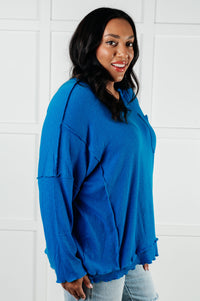 Hazel Blues® |  It Looks Easy Ribbed Top