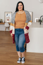 Hazel Blues® |  It's Been So Long Henley in Golden Sand