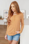 Hazel Blues® |  It's Been So Long Henley in Golden Sand