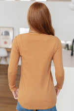 Hazel Blues® |  It's Been So Long Henley in Golden Sand