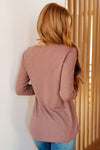Hazel Blues® |  It's Been So Long Henley in Mulberry